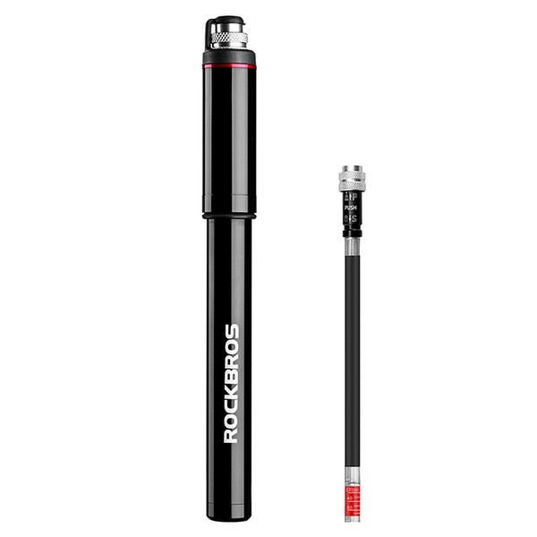 RockBros Mini Fahrradpumpe FüR Presta Schrader Ventile Pumpe 150 PSI-image