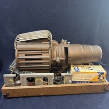 Vintage GoldE Master Slide Projector Model 447 for 4" X 3 Spare Bulb WORKS