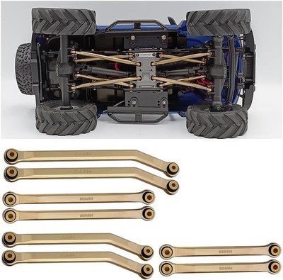 RCLIONS Higher Extra Clearance RC Links Linkage Set for 1/24th Axial SCX24 Bronc