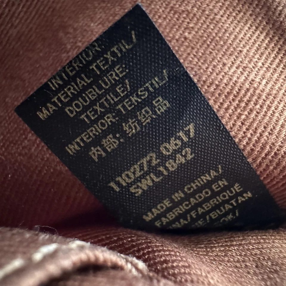 Bolsa de muñeca con cremallera roja/naranja FOSSIL para mujer Foto 3 de 4