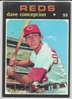 1971 TOPPS DAVE CONCEPCION ROOKIE CARD #14 (REDS)