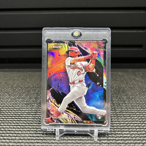 2024 Topps Finest Masyn Winn Oil Spill SSP Rookie Card Uncommon #143