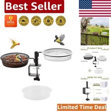 Multi-Purpose Deck Bird Feeder and Flower Stand - Rust-Proof, Easy Clean Design