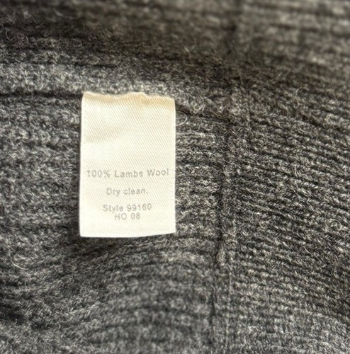 J Crew 100% Lambs Wool Full Zip Cardigan Sweater Ribbed Sz M - Picture 5 of 5