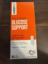 Hydroxycut Pro Clinical Glucose Support Supplement 60 Capsules NEW EXP 8/19/27