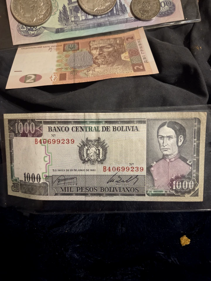 Dólar de plata Morgan en muy buen estado 1904-S, 1880, 1882 *6851.. florín chelines 1948, 1962 Foto 4 de 4