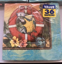 Margaritaville 36 NAPKIN Party Supplies Jimmy Buffett Beach Pool