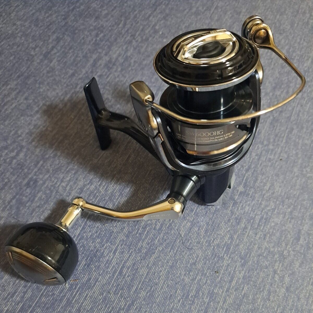 Shimano 15 Twin Power SW 6000HG Spinning Reel fine USED