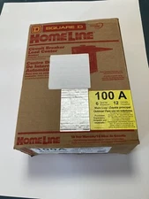 Square D HOM612L100RB 100A Loadcenter Enclosure 6 Space 12 Circuit