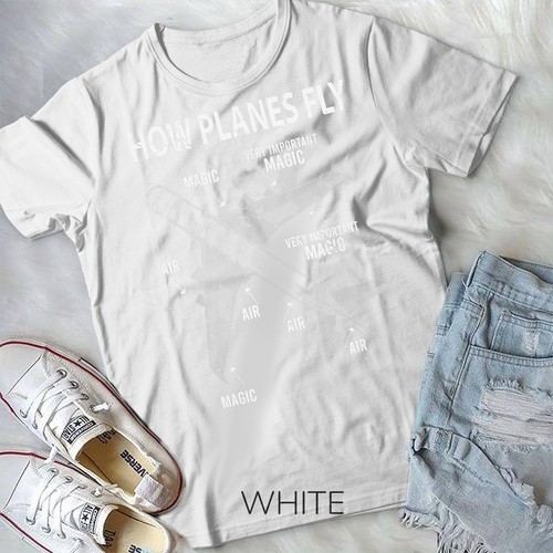 Funny Aviation Airplane Gift Pilot T-Shirt Unisex T-shirt - Picture 10 of 11