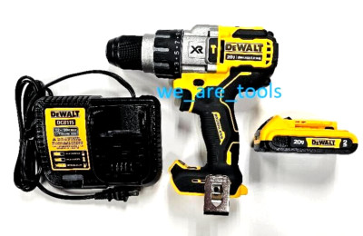 DeWalt DCD998 20V Max XR Brushless 1/2 Hammer Drill, 1) DCB203 Battery, Charger