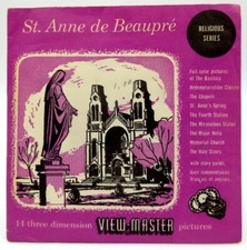 View Master A059, St. Anne de Beaupre, Sawyer's, S3 Package, 3 Reel Set - RARE