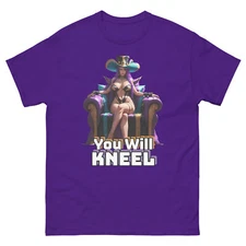 Lady Zod: YOU WILL KNEEL | Custom Print Tee | Fan Comics, AI Art T-Shirt, Unisex