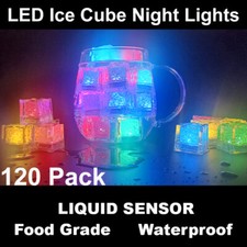 120pcs Led Ice Cubes Light Up Ice Cubes for Drinks for Drinks Ice Cube