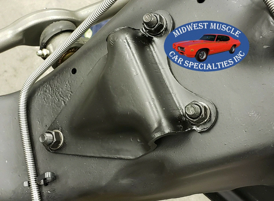 64-72 GM GMC Motor Montaje Pad To Frame Chasis Herrajes Pernos 32 un. A96 Foto 3 de 4