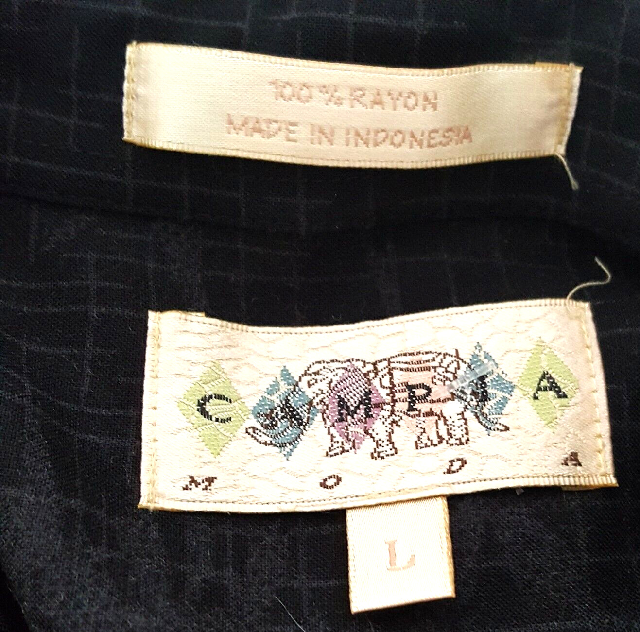 Campia Moda Island Casual Shirt Men's Size Large Hawaiian Tropical Multicolor