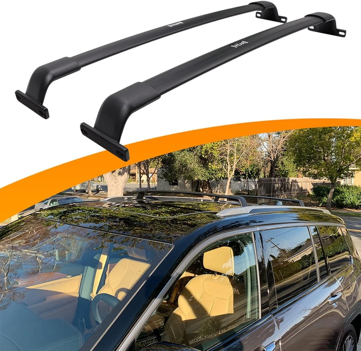 Snailfly Crossbar Fit for Jeep Grand Cherokee L 2021 2024 Roof