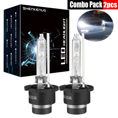 D2S D2R HID Headlight Bulbs High Low Beam For BMW E46 325i 330i M3 E39 E60 525i