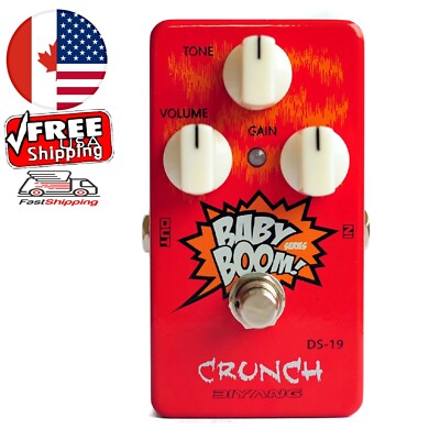 Biyang Crunch DS-19 Distortion Baby Boom Series Sealed Pots Guitar Effect Pedal