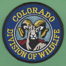 COLORADO DIVISION OF WILDLIFE SHOULDER PATCH