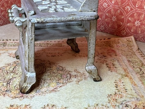 Vintage Royal Cast Iron Stove Oven Toy Dollhouse Antique Miniature - Picture 4 of 10