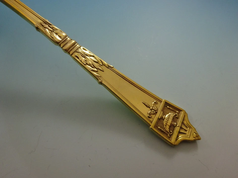 Lansdowne Gold by Gorham Sterling Silver Flatware Service 8 Set Vermeil 32 Pcs - Image 2 of 4