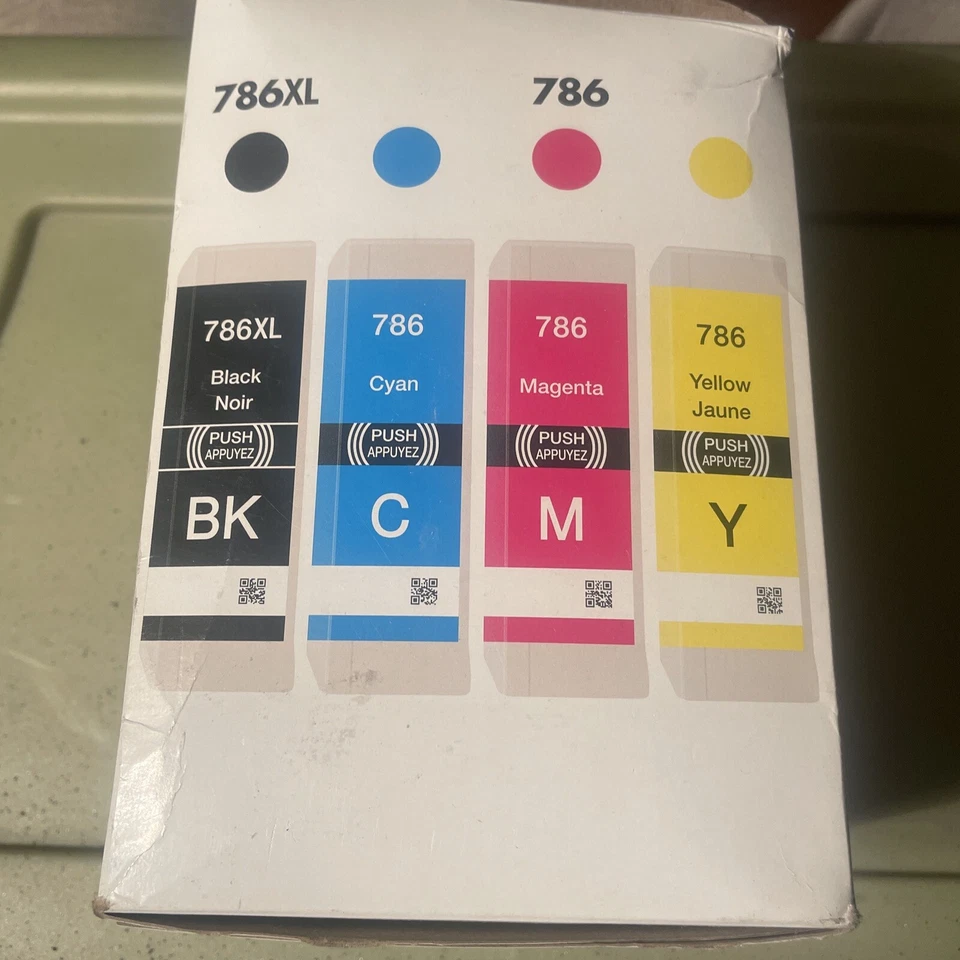 Epson Durabrite 786xl Black & 786 Standard Color Ink Cartridges Exp: 04/17 - Image 4 of 4