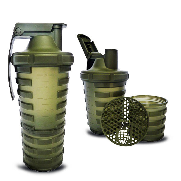 shaker bottle with powder storage