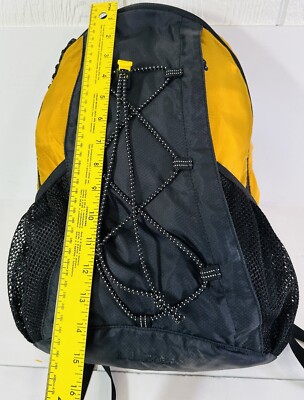 LL BEAN Stow Away Day Pack Black Yellow (hh18) - Main Image
