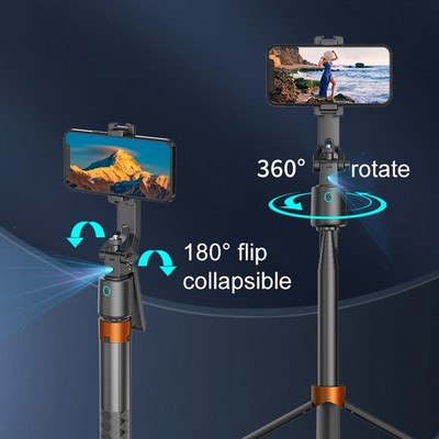 Innovatives Face Tracking Stativ mit integriertem Licht für Content Creators