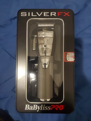 BaByliss PRO FX870S Metal Cordless Clipper - Silver