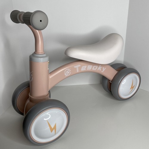 Tesoky Pink Baby Balance Bike Bicycle For 6 24 Months Balance Training Euc Ebay