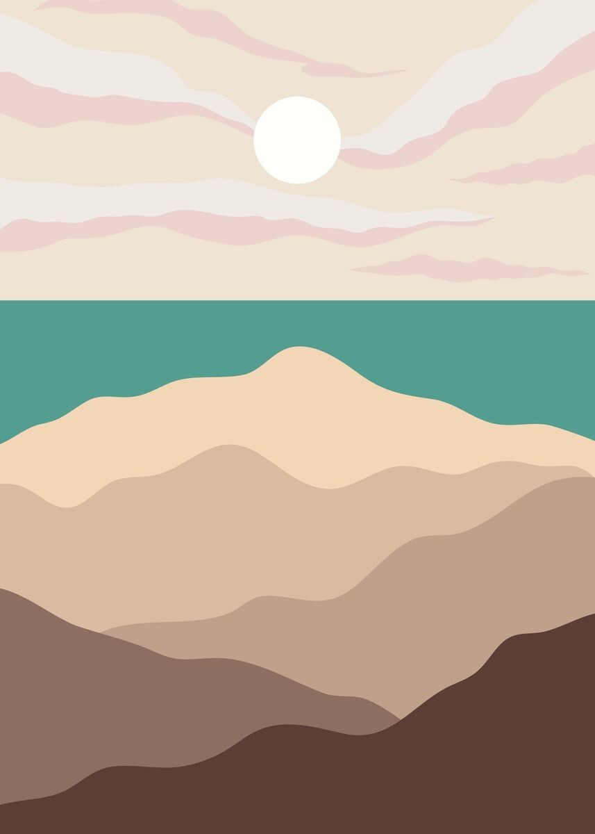 Nature Illustration poster PREMIUM POSTER FILM PRINT HIGH QUALITY Thick paper