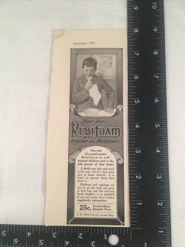 Vtg Rubifoam 1907 Print Ad - Picture 4 of 4