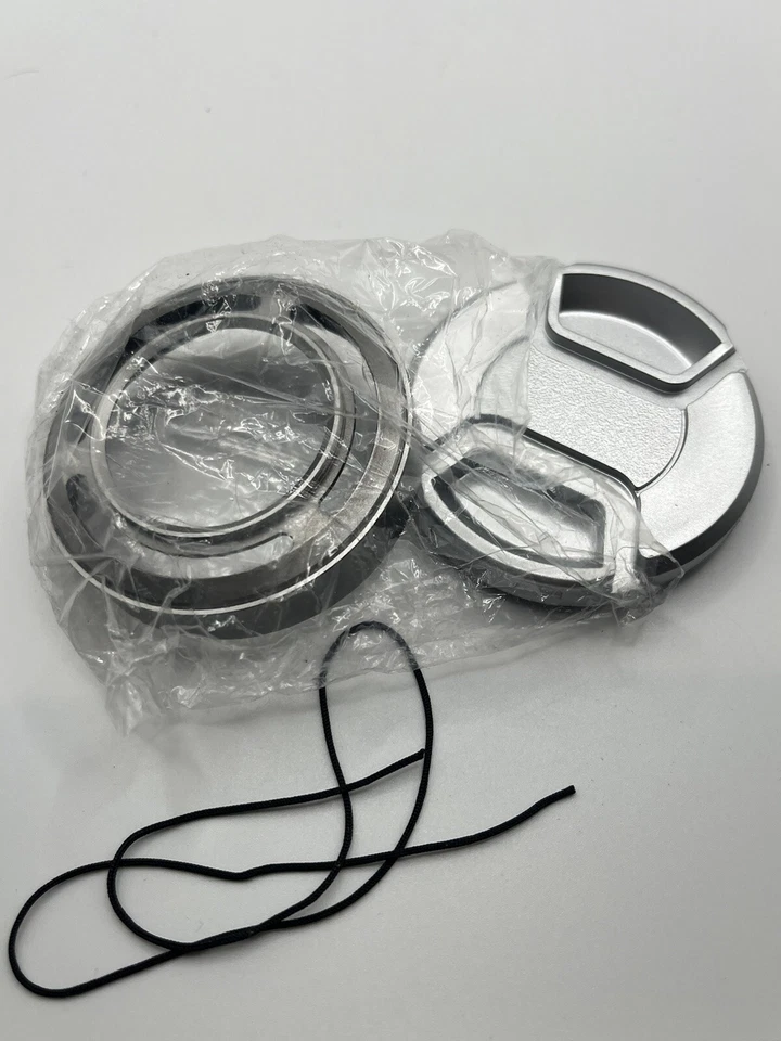 58mm Snap Cap LC-58 | Vtg | Genuine Generic/ FOR FUJIFILM X10 & X20 -SILVER - Image 2 of 4
