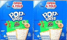 2 PACK - POP TARTS TOASTER FROSTED APPLE JACKS CINNAMON 6 CT, 20.3 OZ BOX