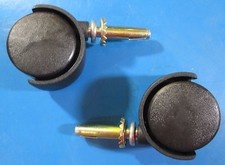 1-5/8" Dual-Wheel Stem Caster 705-8712 Pack Contains 2 Wheels