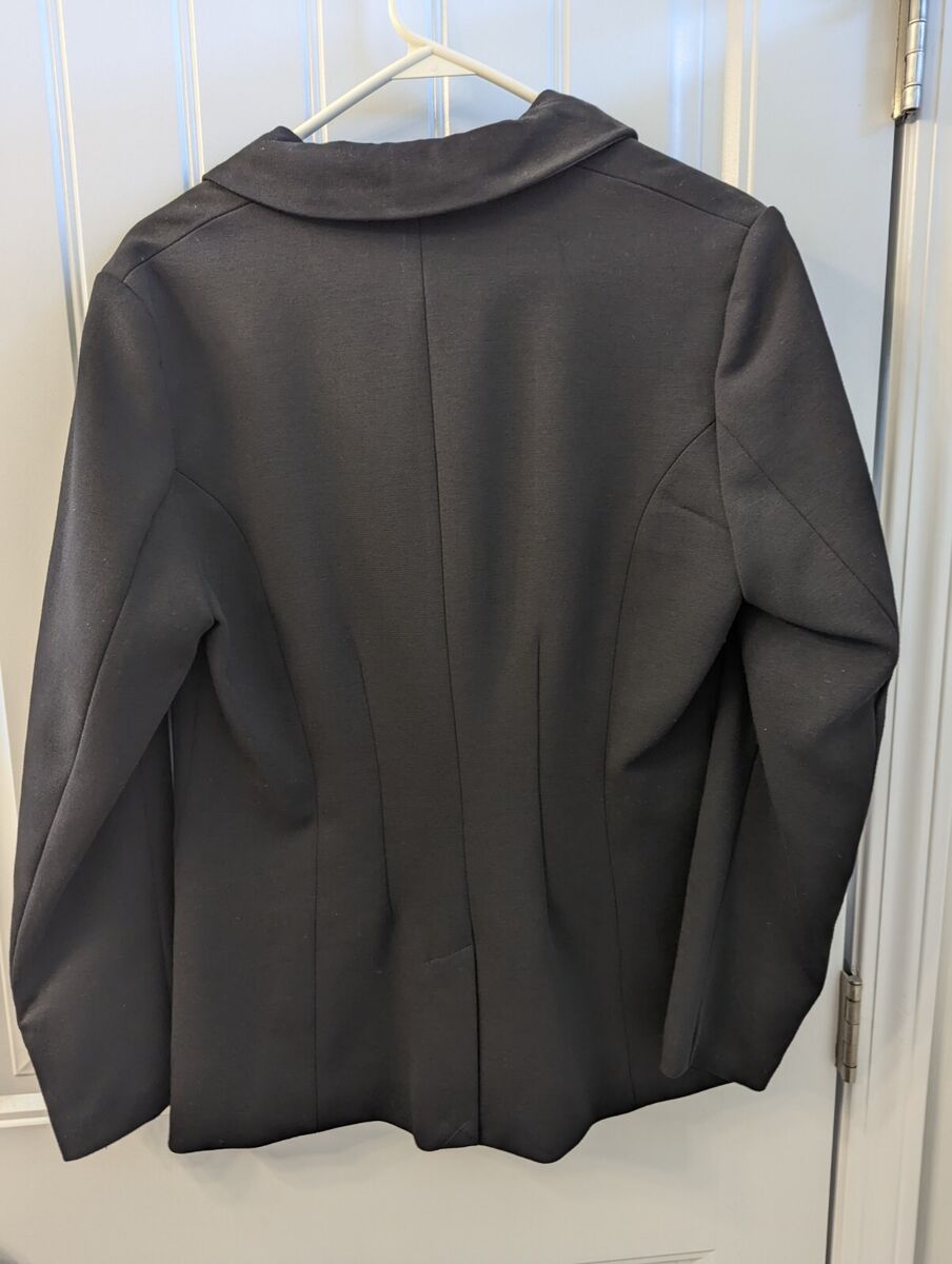 H&M Women's Black Blazer Jacket Size US 12 EUR 42 CN 170/96A H&M Women's Black Blazer Jacket Size US 12 EUR 42 CN 170/96A