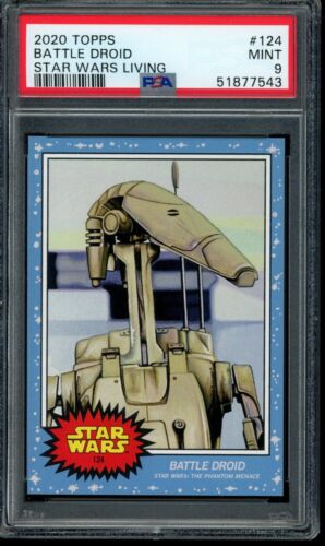 2020 Topps Star Wars Living Set #124 Battle Droid PSA 9 Mint Card 51877543 - Picture 1 of 2