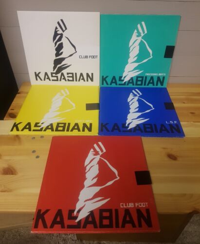 Kasabian *1st Press* 10" Vinyl X 5 Records New Sealed Oasis Gallagher - Foto 1 di 7