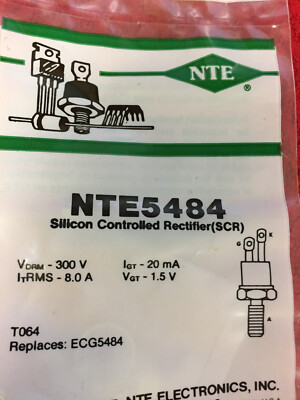 NTE5484 	 SCR 300V 8A TO64