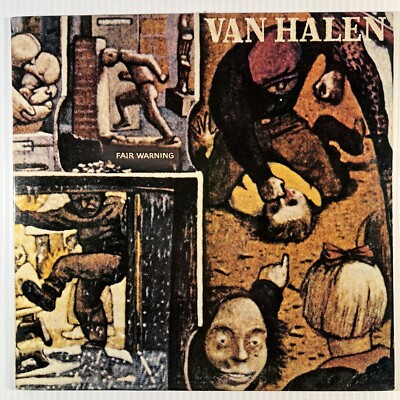 VAN HALEN - Fair Warning VINYL LP 1981 Warner Bros HS-3540 Columbia Record Club