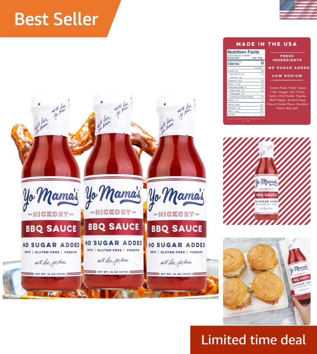 - Low Sodium, Vegan - Pack Of Three