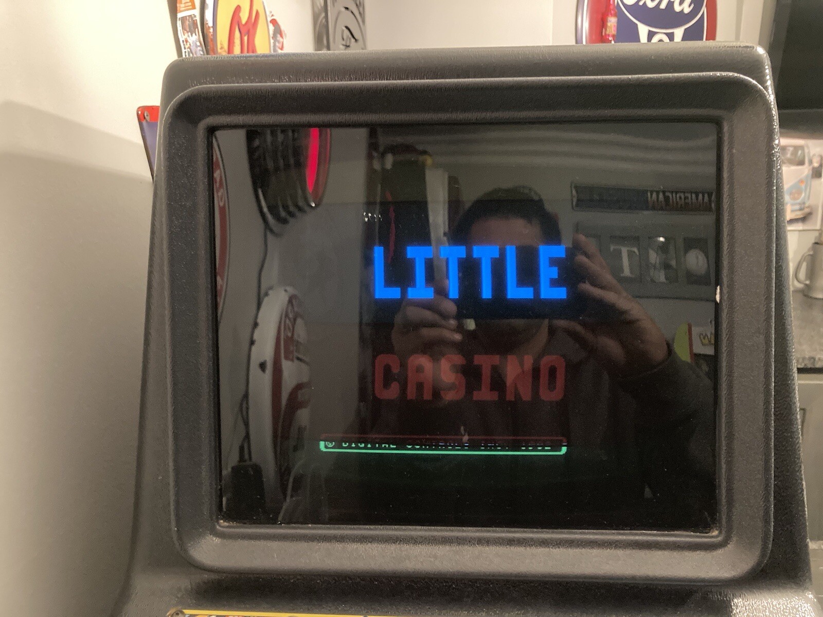 Vintage Digital Controls Little Casino Video Game Machine Works W/ Keys