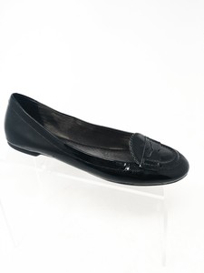 sperry black patent leather loafers