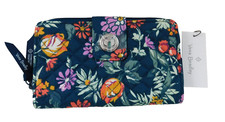 VERA BRADLEY RFID Turnlock Zip Wallet - Fresh Cut Floral - Exact One - NWT