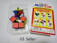 2in1 The Amazing Magic Cube Transforming Geometric Puzzle Brain Teaser US seller