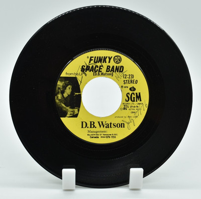 SGM - D.B. WATSON, ''Funky Space Band'', 45 RPM, 27s
