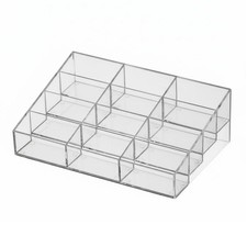 Multi Compartment Pen Organizer Clear Storage Ample Capacity Sleek for Workspace