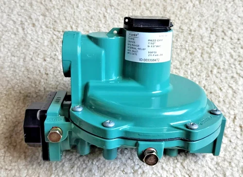 Emerson-Fisher R622-DFF 2nd Stage Regulator, 9-13" W.C Spring, 3/4" x 3/4" NPT